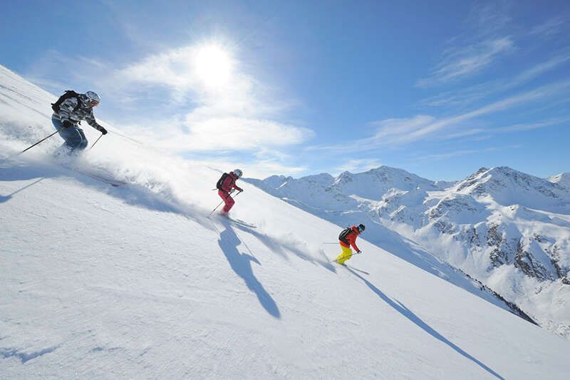 Skifahren im Skigebiet Serfaus Fiss Ladis