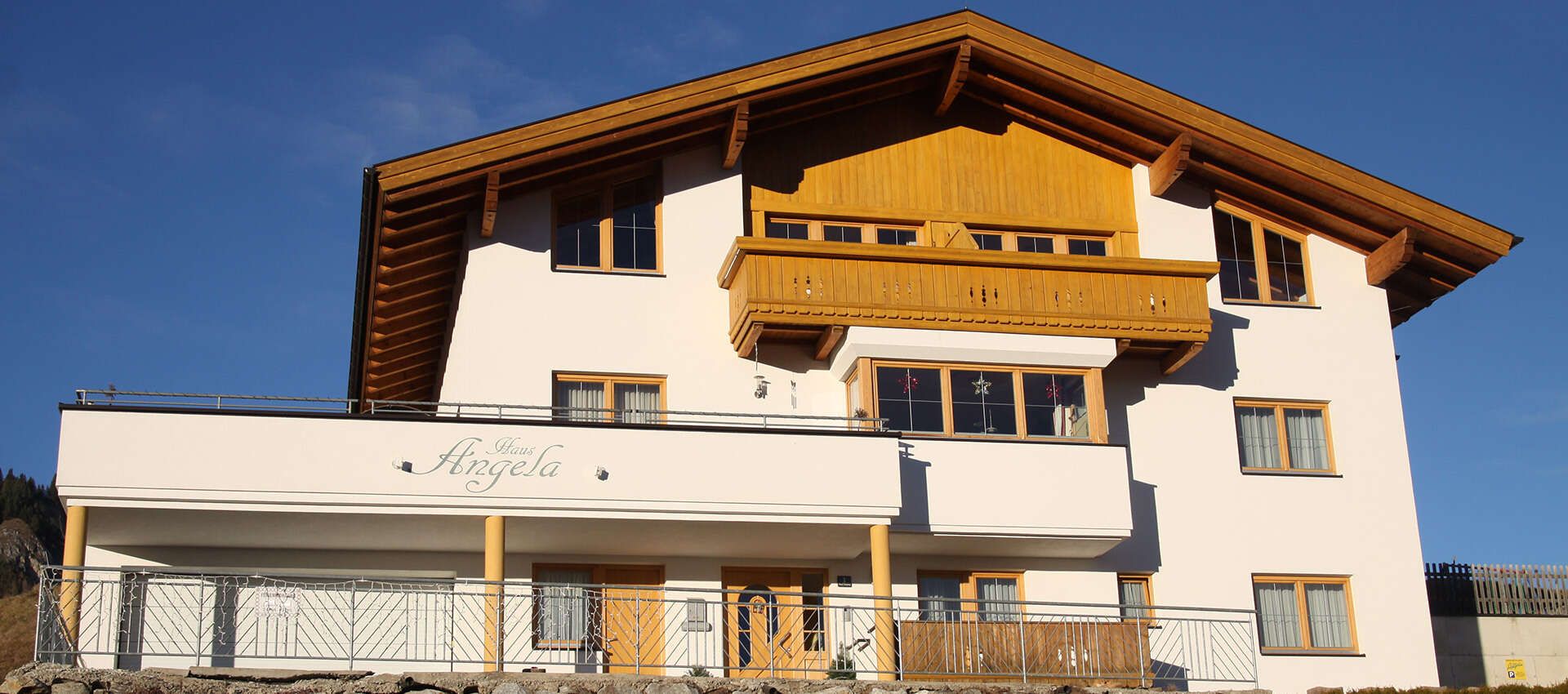 House Angela with holiday apartments in Fiss in Tyrol