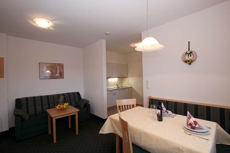  Appartement 1 mit Wohnzimmer mit Küche im Haus Angela in Fiss